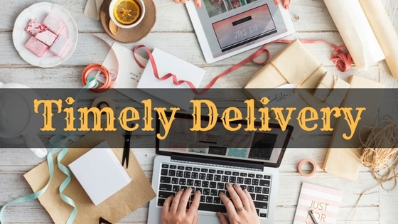 timely delivery 2