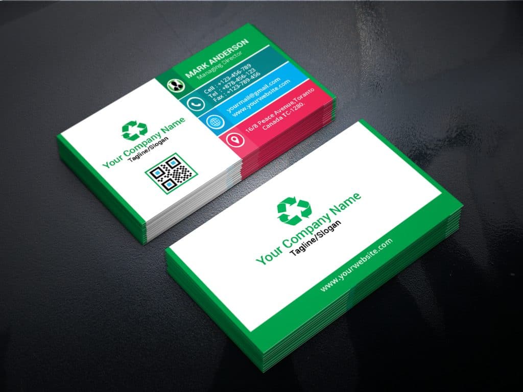 03 Realistic Business Card Mock up